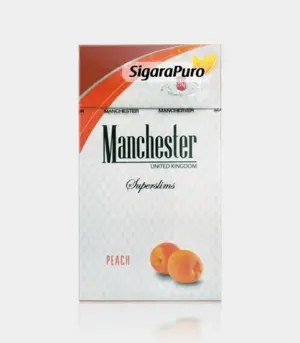 Manchester Superslims Peach sigara